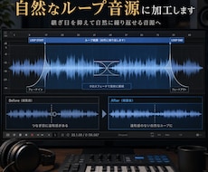 BGMを自然なループ音源に加工します イメージ1