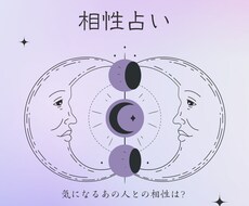 気になるあの人との相性を見ます イメージ1