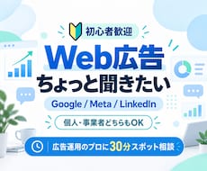 Google/Meta広告の疑問を相談できます イメージ1