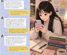 メッセージでコツコツ韓国語！添削します 韓国語添削＋発音サポート(メッセージ対応）