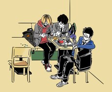 2,000円/3枚　線画に色塗ります イメージ1