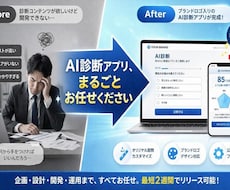 AI診断アプリをオーダーメイド開発します 性格診断・適性診断・DX診断。SNSでバズる診断を開発