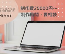 ペライチでページの作成します イメージ1