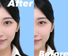 自然に盛りたい！【証明写真の修正】します イメージ1