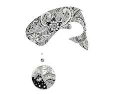 挿絵描きます ポリネシアン風手描きアートの挿絵☆モチーフご指定ください！