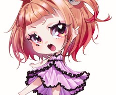 多種多様な絵柄でデフォルメキャラを描きます