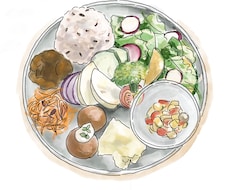 商用可！フードイラスト描きます 線画と水彩タッチの塗りで描く食べ物のイラスト