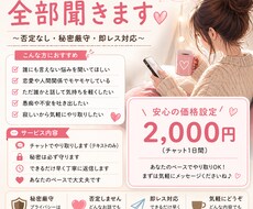 誰にも言えない悩み、全部聞きます イメージ1