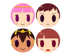 SNS用のかわいいアイコンを制作します 貴方の好きなキャラクターをアイコン化します