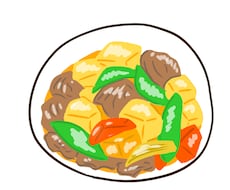 POP風のお料理イラストお描きします イメージ1