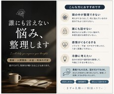 モヤモヤした悩みを言語化します イメージ1