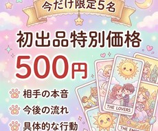 限定5名｜本音と今後を具体的に読み解きます イメージ1