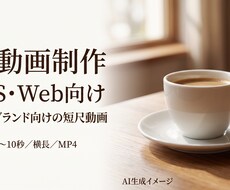 AIでSNS・Web向けの雰囲気動画を制作します イメージ1
