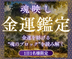 あなたの金運を妨げている“魂のブロック”を視ます イメージ1