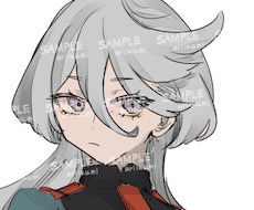 簡易アイコン描きます マットな質感、鉛筆主線でラフなイラストを御提供します。