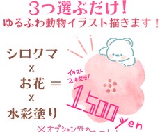 2パターンで1500円オリジナルアイコン描きます 簡単にモチーフが選べる！世界に一つのイラスト描きます！