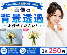 1枚250円｜画像の背景を透過します イメージ1
