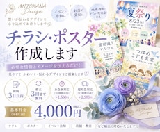 納期３日以内/チラシ・ポスターを制作します イメージ1