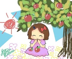 ニコニコ顔の可愛いイラスト描きます ゆるい作画でニコニコ顔が好きな方へ。低コスト優先な方へ。