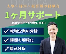 1ヶ月転職相談！自己分析・面接対策のサポートします ビデオチャット60分と無制限メッセージのやり取りで目的達成
