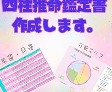 四柱推命で気質・才能、開運の鑑定書を作成します イメージ1