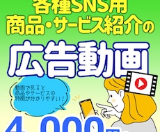 商品やサービス紹介のショート動画作ります インスタ・TikTok・Twitter等に使う広告動画