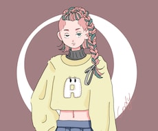 可愛い女の子描きます イメージ1