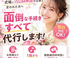 結婚式ムービーのISUM(著作権)申請を代行します イメージ1
