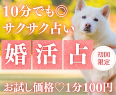 お試し10分でサクッと、あなたの“婚活”を占います イメージ1