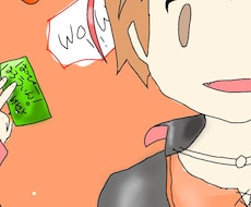 アイコン、またはヘッダー用の絵。(デジタルスマホ)