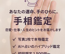 手相鑑定で運命・恋愛・仕事を丁寧に鑑定します イメージ1