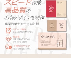スピード作成・高品質の名刺デザインを制作します イメージ1