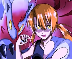 迫力のあるSNS向けイラストやアイコンを描きます 初めての出品のため3月末まで特別価格で依頼を受けます