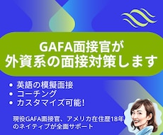 現役GAFA面接官が英語の模擬面接＆サポートします 外資の転職、在米歴18年ネイティブが【スパルタ】コーチング