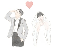ウェディングイラストを作成します イメージ1