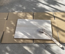 代わりにDIY用板材塗ります イメージ1