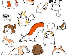 動物のゆるいイラスト描きますます イメージ1
