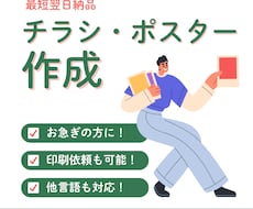 イベントや商品のチラシ最短制作します イメージ1