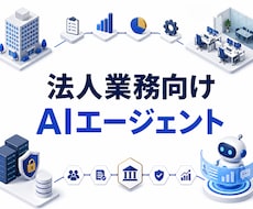法人業務向けAIエージェントを設計・制作します イメージ1