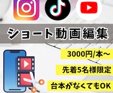 ショート動画制作★企画～編集まで承ります イメージ1