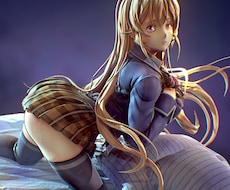３Dのキャラクターモデル作ります オリキャラ、版権キャラを３Dフィギュア化！！