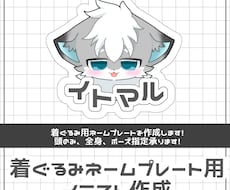 獣化時に使えるネームプレート用イラストを作成します イメージ1