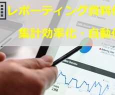 広告運用レポートの集計、資料の整形します 効率化、自動化で業務改善提案します