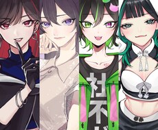 キレイめパキっとした絵柄のイラストお描きします イメージ1