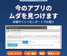 kintoneアプリを見て改善点をレポートします イメージ1