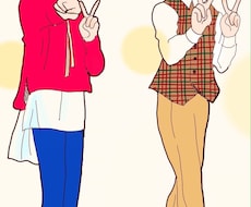 写真をもとに優しくかわいい似顔絵を描きます。 イメージ1