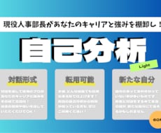 まだ見ぬ自分に出会える自己分析のお手伝いをします