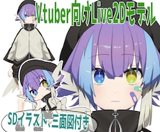 Vtuber用Live2Dモデルを販売します 即納品可！すぐVtuberになれます
