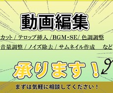 ショート動画・短めの動画の編集作業を承ります ジャンルに合わせたデザインをいたします！