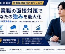 外資IT営業が営業職の面接対策をします イメージ1